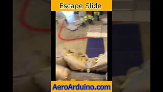 Wonderful Experience Escape Slide #Aviation #AeroArduino #Flying