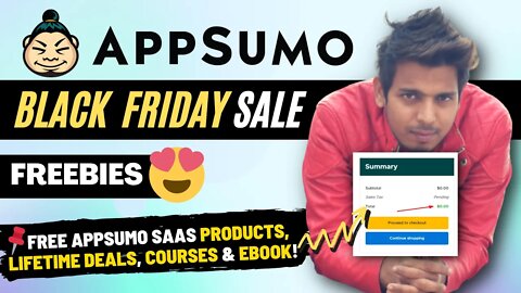 #FREEBIES Appsumo Black Friday FREE DEALS😍 - Get Deals, Courses, Tools and Ebook!