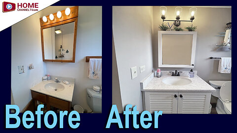 REMODEL: Much Improved Hallway Bathroom - Before & After