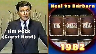 Jim Peck In For Jack Barry | The Joker's Wild (1982) Neal Vs. Barbara | Full Episode | Game Shows