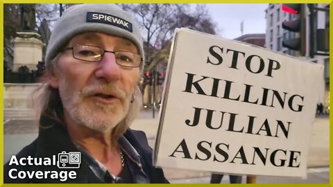 Julian Assange supporters | AUSTRALIA HOUSE | 30th November 2022