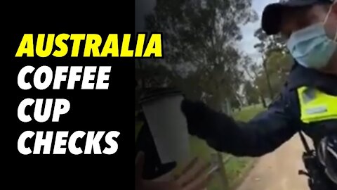 Australia coffee cup checks. Germany food store passport