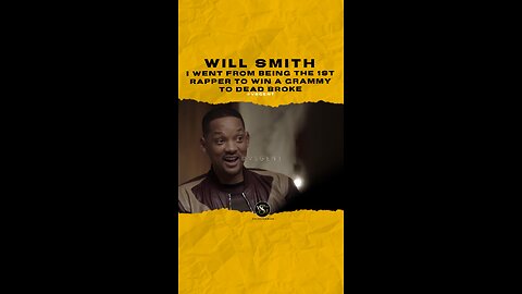 @willsmith I went from being the 1st rapper to win a #grammy to dead broke