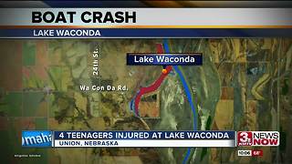 Four teens hurt in tubing crash at Lake Waconda this weekend