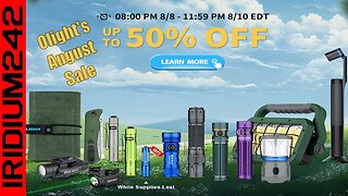 Get Ready for Olight's August Sale: New Colors, New Lights, Amazing Deals!