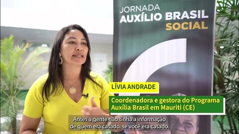 GOVERNO JAIR BOLSONARO / MAIS NECESSITADOS / TECNOLOGIA/PREFEITURAS: A Jornada Auxílio Brasil Social