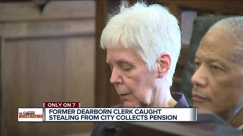 Former Dearborn city clerk still gets pension, despite being caught stealing