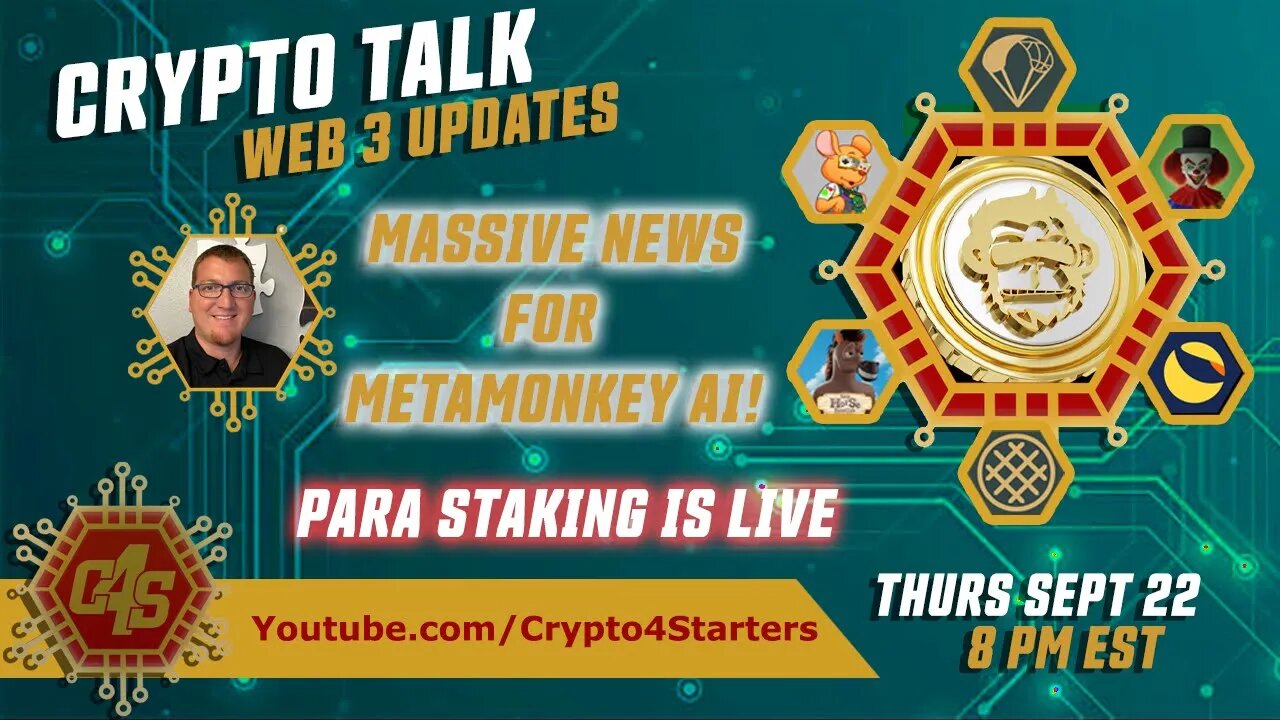 LIVE CRYPTO WEB 3 UPDATES! WHATS NEW AND UPCOMING WITH #METAMONKEYAI ...