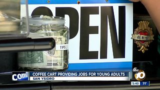 Coffee cart provides jobs for young adults