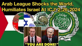Israel’s legal right to behave like a psychopath and even to exist as a state, has just been demolished in the ICJ -- Arab League Shocks the World, Humiliates Israel At ICJ! -- ALL Settlers and Settlements Must Be Removed, Immediately