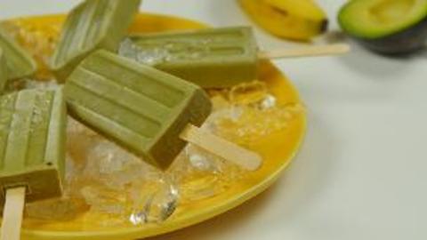 Avocado Green Tea Popsicle