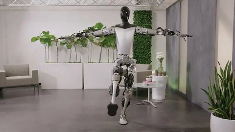 Optimus humanoid robot sorting objects autonomously