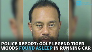 Police Report: Golf Legend Tiger Woods Found Asleep In Running Car