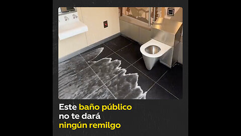 El baño público siempre limpio existe