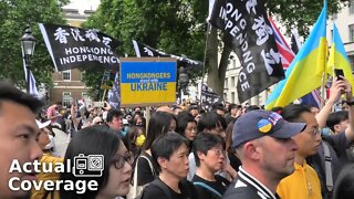 Hong Kong national anthem, anniversary of Tiananmen Square massacre | DOWNING STREET | 4th June 2022