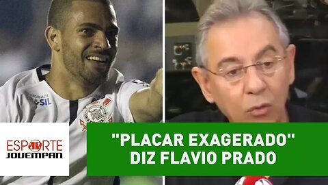 "Placar exagerado", diz Flavio Prado sobre Vasco 2 x 5 Timão