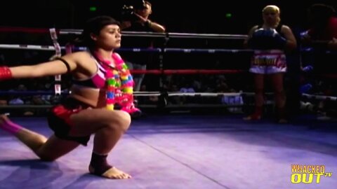 Young Women's MMA NASTY Dropkick KO!