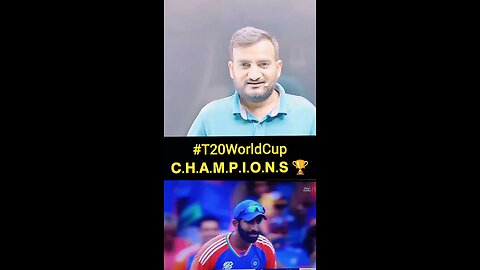 #T20WorldCup 𝗖.𝗛.𝗔.𝗠.𝗣.𝗜.𝗢.𝗡.𝗦 🏆 ICC Men's T20 World Cup 2024 Champions 😍 #SAvIND