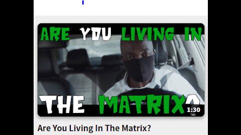 Are You Living In The Matrix?