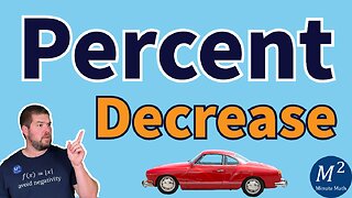 Understanding Car Depreciation: Calculating Percent Decrease #mathtutorial