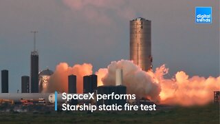 SpaceX performs Starship static fire test ahead of hop test