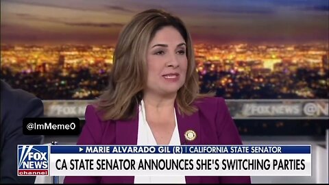 California Democrat State Senator Marie Alvarado-Gil has announced switching to Republican Party