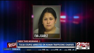 Tulsa couple arrested on human trafficking charges