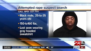 Search for attempted rape suspect