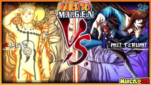 Naruto KCM & Sasuke Akatsuki Vs. Mizukage Mei & Gaara - Naruto M.U.G.E.N