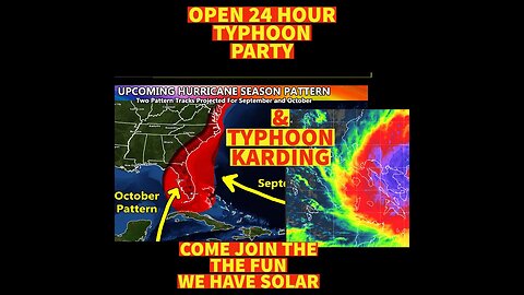 ⛈️ ⚡ ⛈️RARE EVENT! TYPHOON PARTY: UNITED STATES & PHILIPPINES WILL BE HIT AT THE SAME TIME