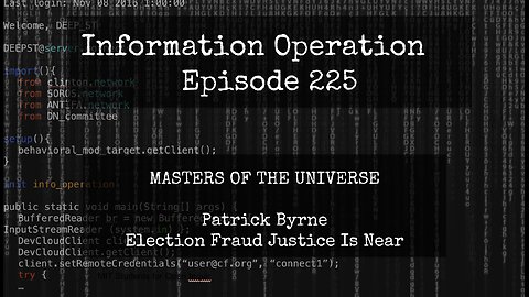 IO Episode 225 - Patrick Byrne - Justice Is Coming 3/21/24