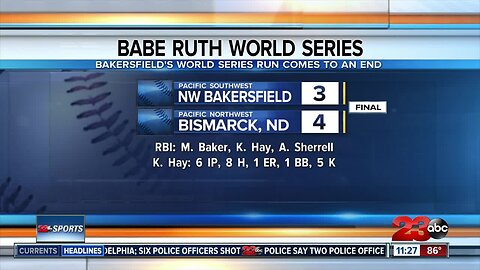 Northwest Bakersfield baseball falls in Babe Ruth World Series semifinals