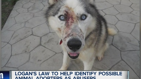 Logan's Law to help identify possible animal adopters as abusers