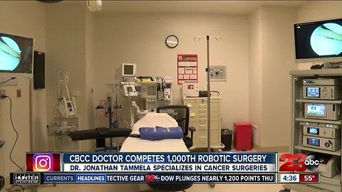 Local doctor complete 1,000th robotic surgery at CBCC