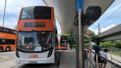 [HK Bus Tour]LWB Route E37 to Tin Shui Wai 龍運巴士E37線往天水圍