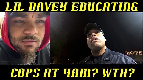 Frauditor Little Davey Educating Bronx Cops at 4AM ~ WTH?