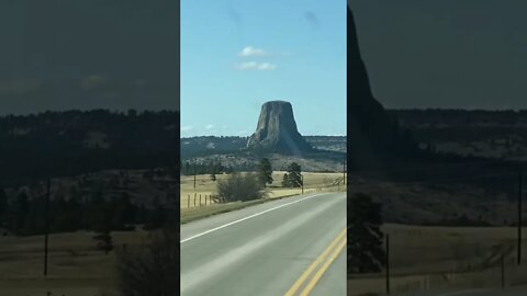 Devils tower. Close Encounters Of The Third Kind. #shorts #nationalpark