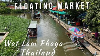 Wat Lam Phaya Floating Market - Local Market near Bangkok