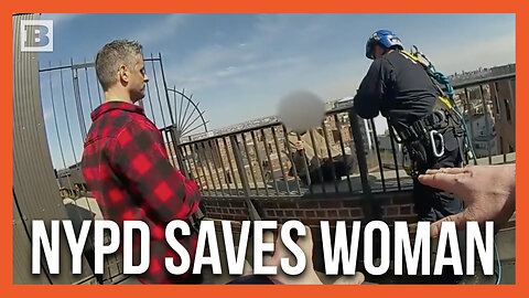 NYPD Saves Distressed Woman Sitting on Building Ledge