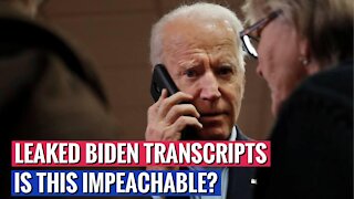 BOMBSHELL: LEAKED Transcripts Show BIDEN DEMANDED Pres. of Afghanistan to LIE - IS This IMPEACHABLE?