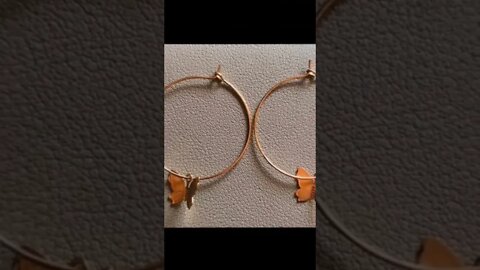 $1.50 Fancy! Daily Wear Girl's Looking Beautiful earrings round styles, Unique Butterfly Earrings