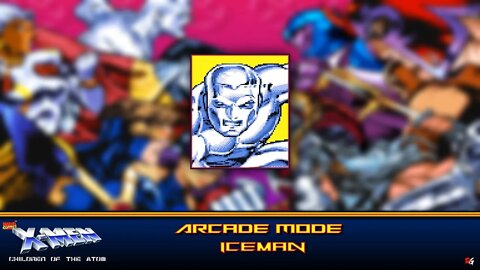 X-Men: Children of The Atom: Arcade Mode - Iceman 🧊