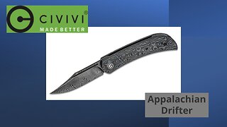 CIVIVI Knives C19010C-4 Appalachian Drifter II Front Flipper Knife