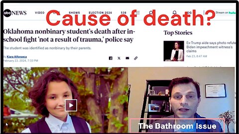 Nonbinary Student Beaten In Girls Bathroom, Dies, Media Blames Republicans