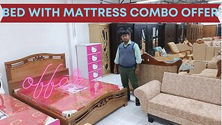 Exclusive MDF bed price in Bangladesh l Bed with mattress combo offer in best price