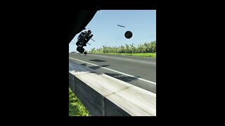 |MiniBeamNG/ Monster Truck vs Bollards BeamNG.Drive