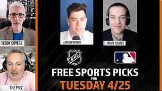 Free Sports Picks | WagerTalk Today | NHL Playoffs Game 5 Betting | MLB Predictions Today | April 25