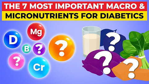The 7 Most Important MACRO and MICRO-nutrients For Diabetics To Get On A Daily Basis