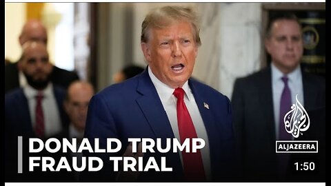 Trump fraud trial: Trump calls civil charges politically motivated