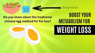The secret egg method to lose weight - Boost your metabolism
